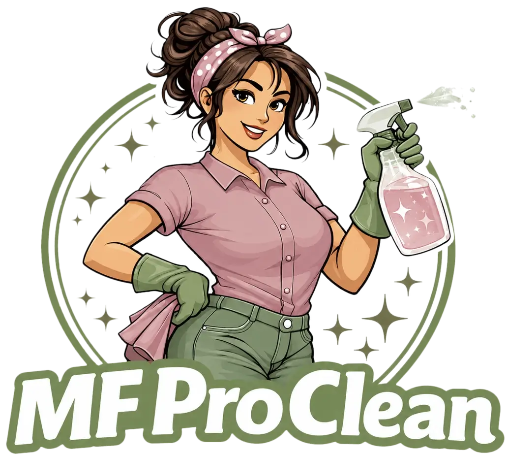 Profesjonalne sprzątanie Logo firmy MF Pro Clean